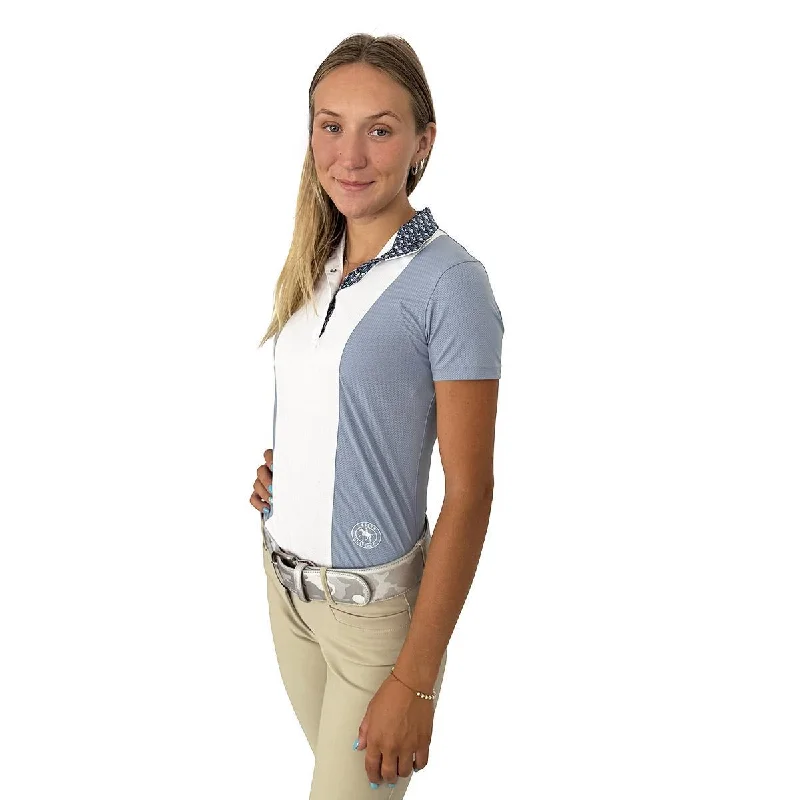 Essex Classics Ladies "Looking Back" Luna Performance Short Sleeve Show Shirt Modern Fit Short Sleeve