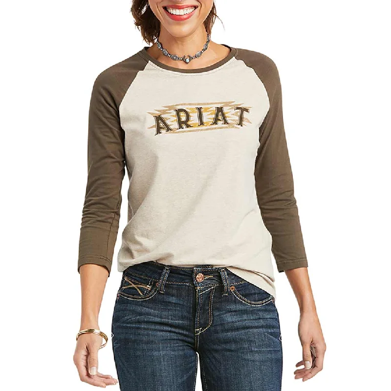 Ariat Women's REAL Southwest Baseball T-Shirt Casual Formal Business