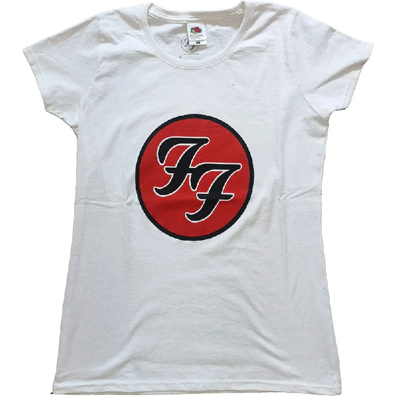 Foo Fighters Ladies T-Shirt: FF Logo Layered Multi-layer Single Layer