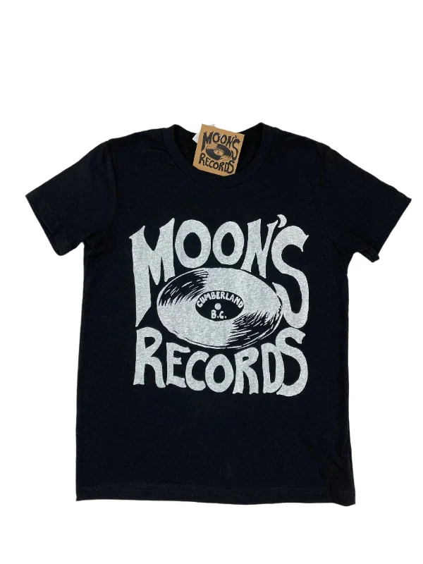 Kids Moon's Logo T-Shirt Cotton Fabric Linen Fabric Terry Fabric