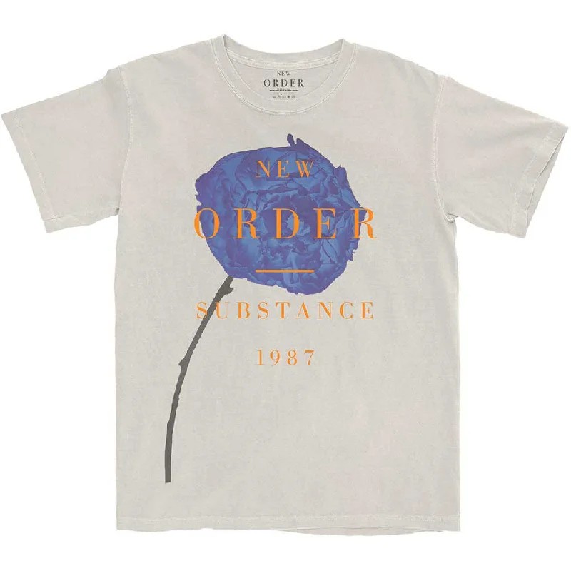 New Order | Official Band T-shirt | Spring Substance (Dip-Dye) Machine Wash Dry Clean Hand Wash