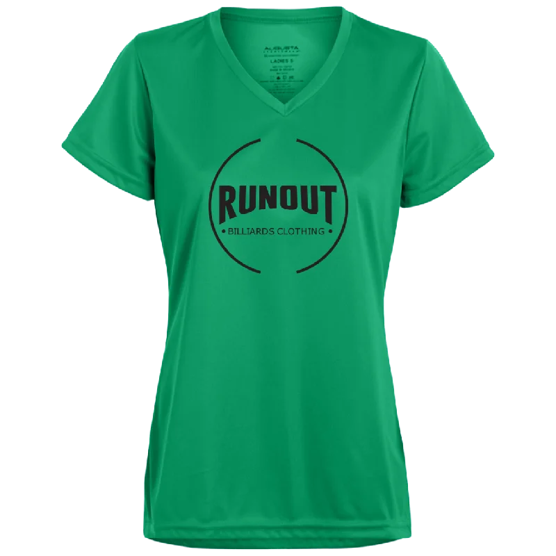 Runout Billiards Clothing -  Augusta Ladies' Wicking T-Shirt Handmade Hand-knitted Hand-woven