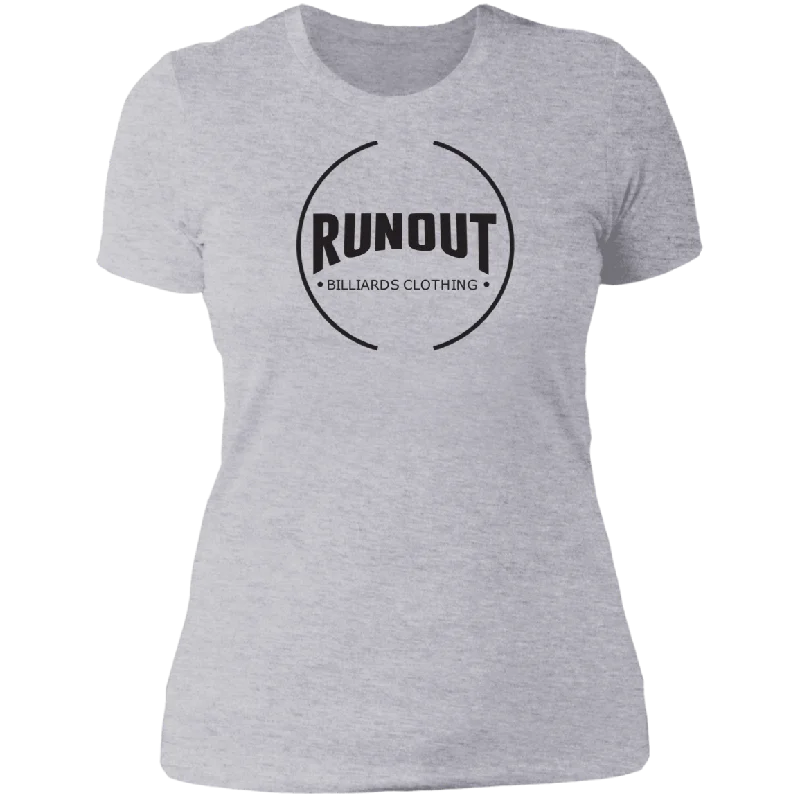 Runout Billiards Clothing - Next Level Ladies' Boyfriend T-Shirt Silk Blend Satin Velvet