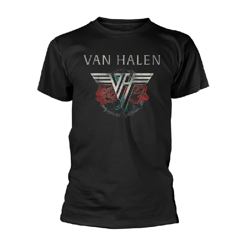 Van Halen | Official Band T-shirt | 84 Tour (Back Print) Seamless Knitted Crochet