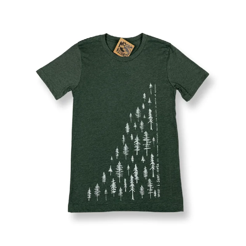 Tree T-Shirt Basic T-Shirt Crew Neck Short Sleeve