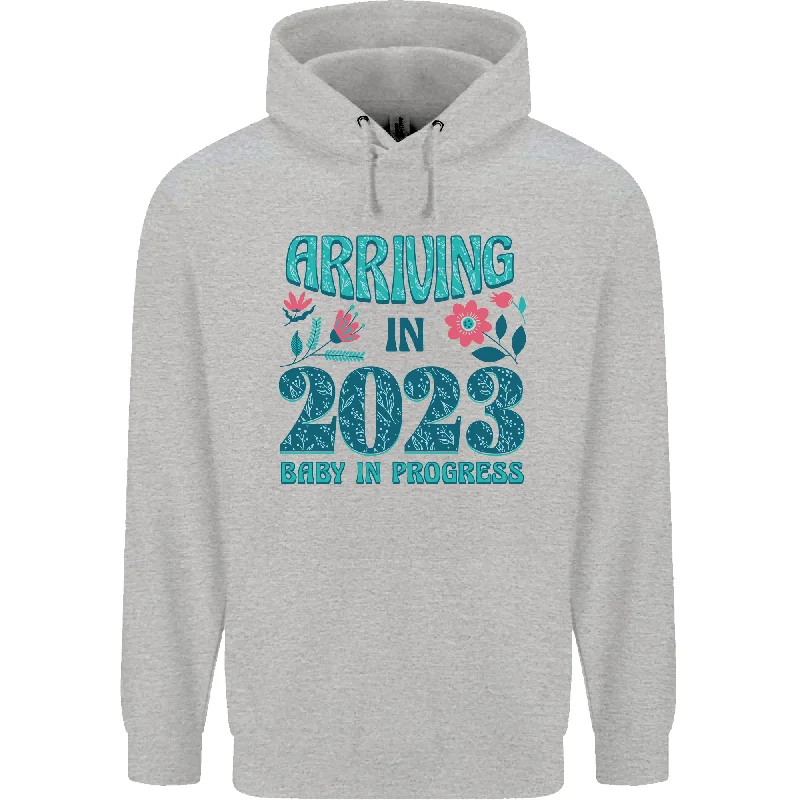 Arriving 2023 New Baby Pregnancy Pregnant Mens 80% Cotton Hoodie Hoodie with Frayed Bohemian Relaxed