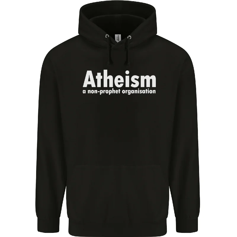 Atheism a Non Profit Organisation Atheist Mens 80% Cotton Hoodie Hoodie with Illustration Artistic Creative