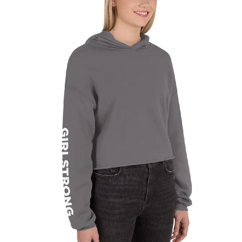 EVERYDAY FLEECE, COZY CHIC CROPPED HOODIE STORM Hoodie with Reflective Safety Nightwear