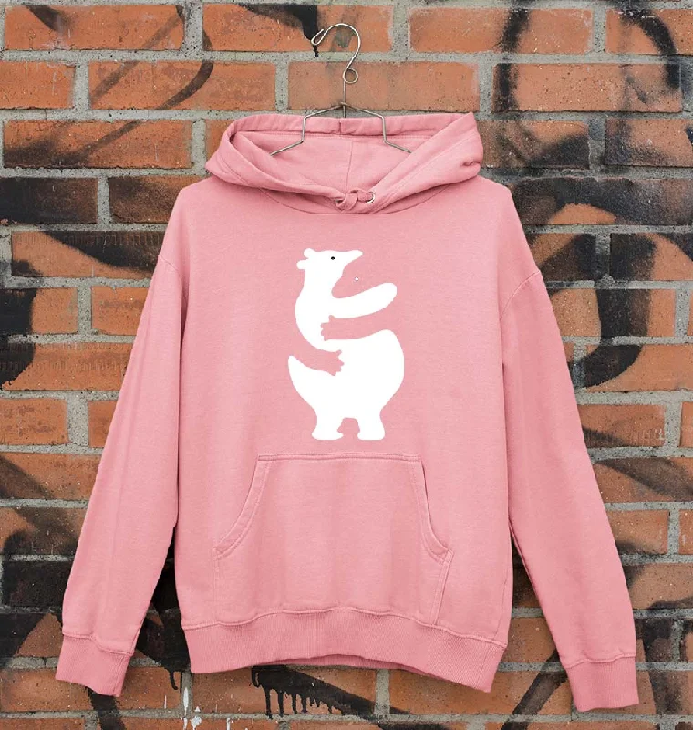 Hippo Dolphin Hug Unisex Hoodie for Men/Women Hoodie with Front Slit Layering Stylish