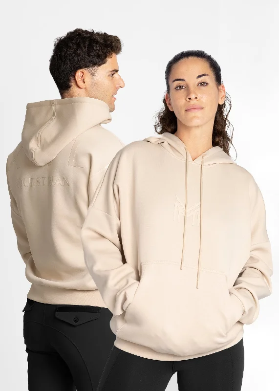 Icon Oversized Hoodie (Beige) Hoodie with Pocket Utility Practical