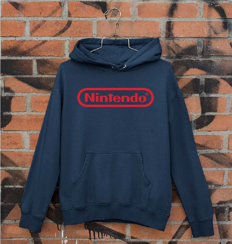 Nintendo Unisex Hoodie for Men/Women Hoodie with Frayed Bohemian Relaxed