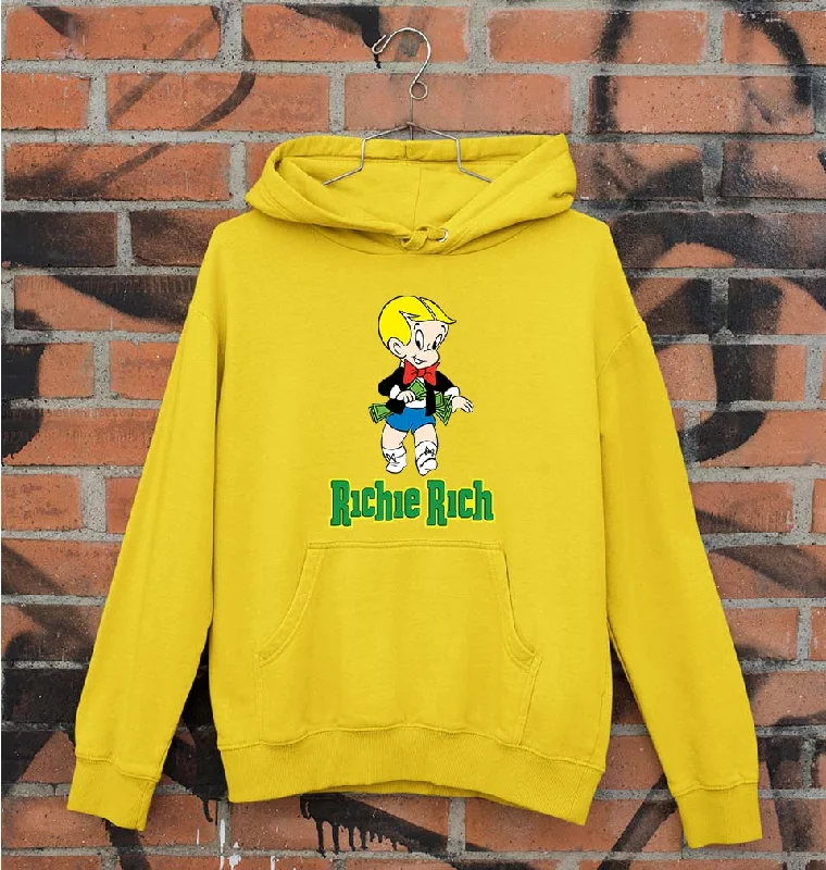 Richie Rich Unisex Hoodie for Men/Women Hoodie with Tied Waist Feminine Flattering