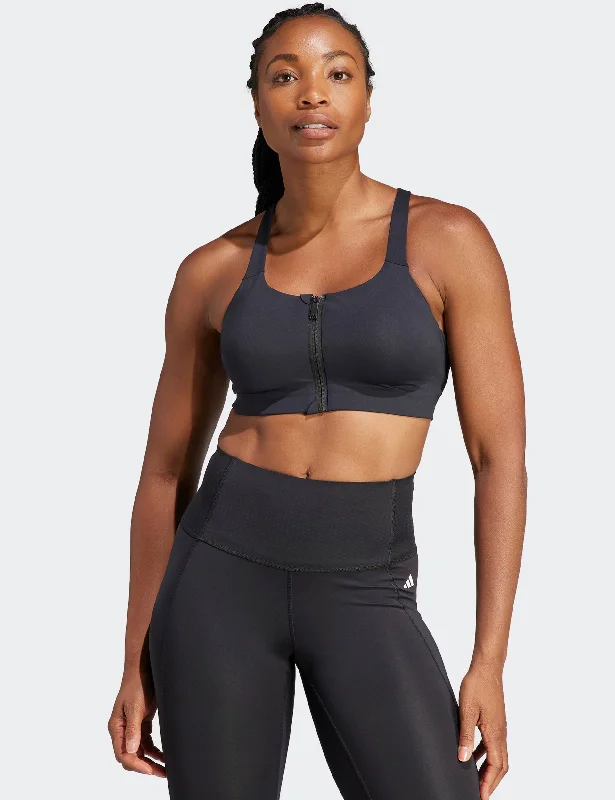 TLRD Impact Luxe High-Support Zip Bra - Black Contour Bra Style