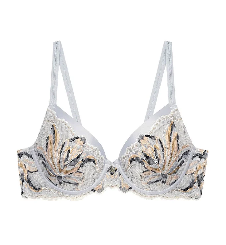 ARTISAN LACE WIRED PUSH UP BRA Floral Lace Bra