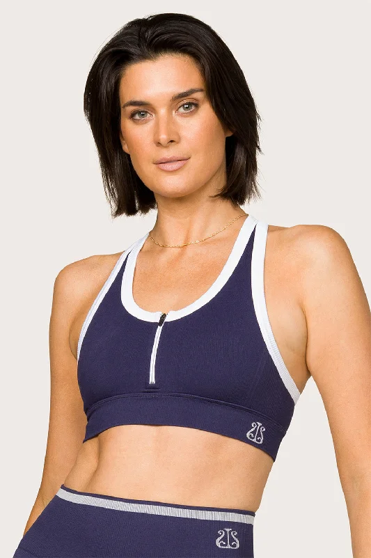 Barre Zip Bra Comfortable Lounge Bra