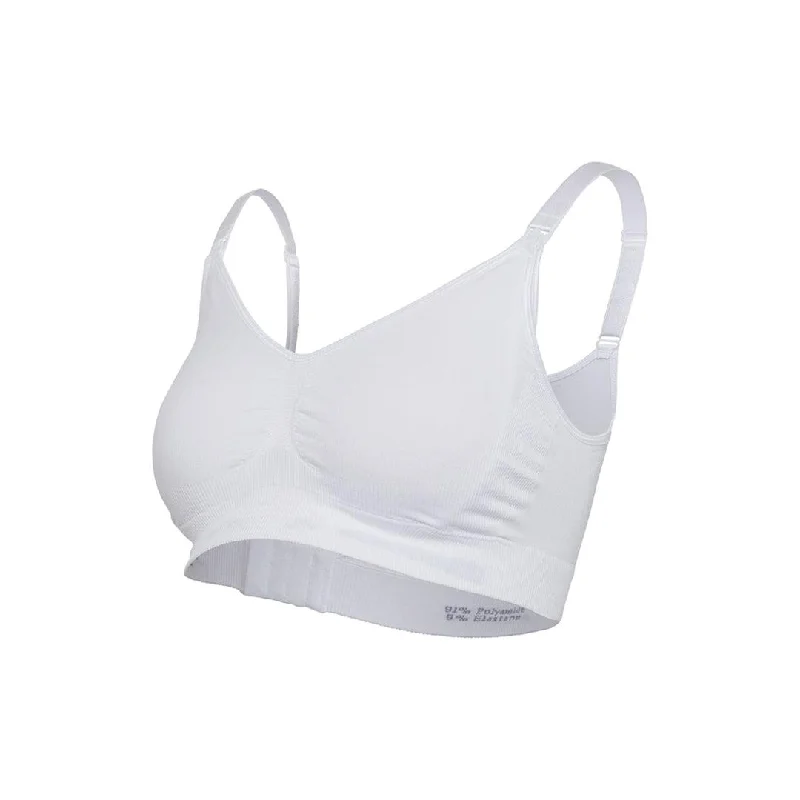 Carriwell Original Maternity + Nursing Bra - White Cozy Sleep Bra