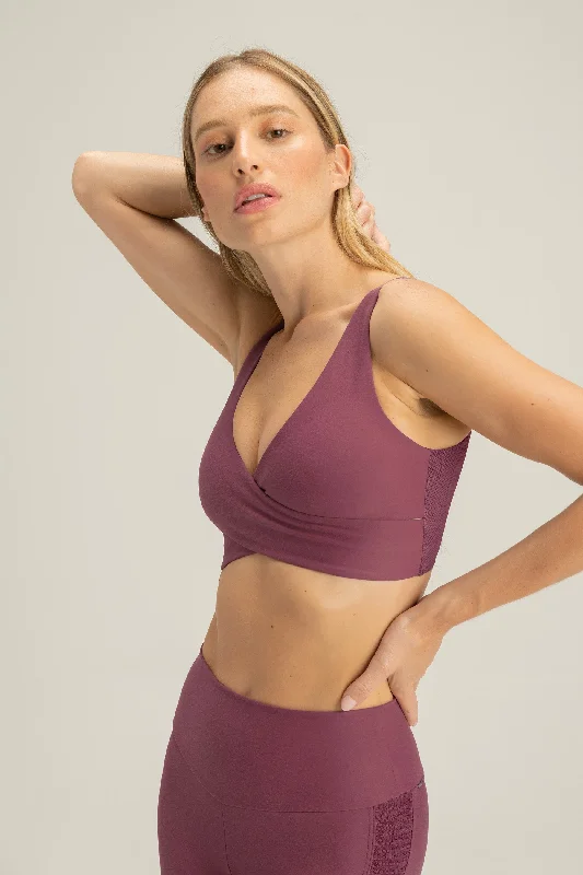 Fuse Wrap Sports Bra Soft Strapless Bra