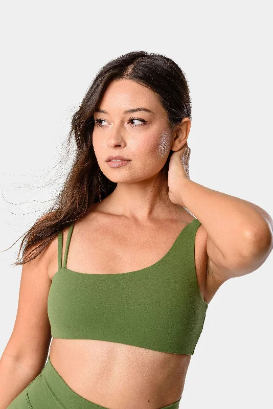 Ivy Sports Bra - Jade Green Soft Cup Bralette