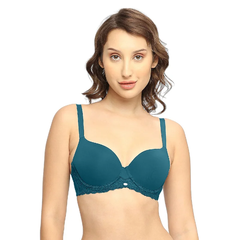 Medium Coverage Padded Wired Lace Bra-FB-550 Sexy Underwire Bra