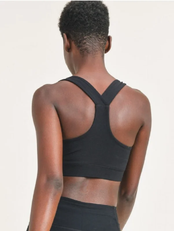 Overlay Y-Back Sports Bra Comfortable Active Bra