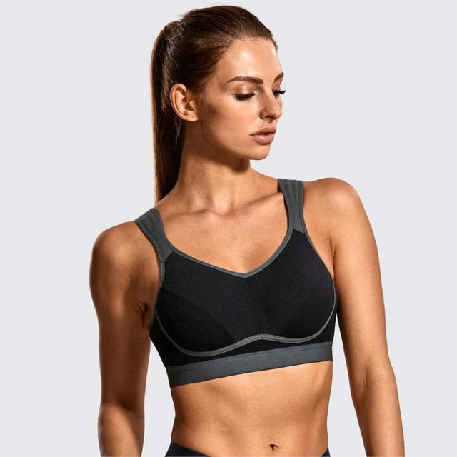 Power® High Impact Moisture-wicking Wire Free Sports Bra Push-Up Bralette Set