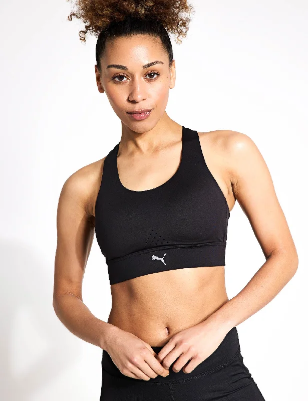 PWRbreathe Run Bra - Black Light Seamless Bra