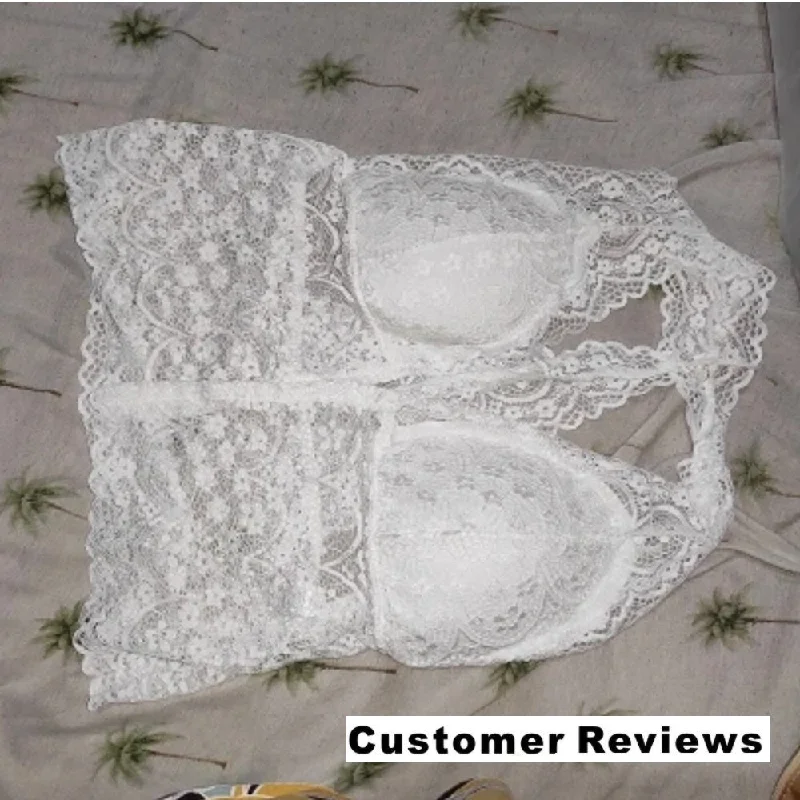 Sexy Lace Bras For Women Floral Comfortable Underwear High Support Sports Bra