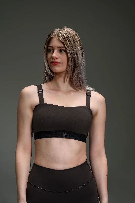 Square Bra I - Espresso Sexy Lace Bralette