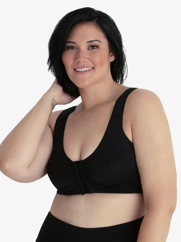 The Laurel - Seamless Comfort Front-Closure Bra Soft Cup Bralette