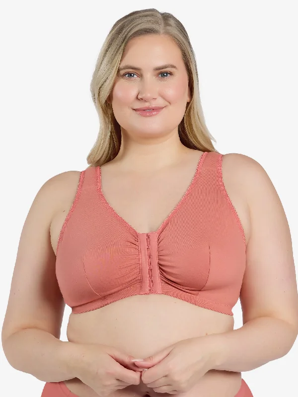 The Meryl - Cotton Front-Closure Comfort & Sleep Bra Sporty Compression Bra