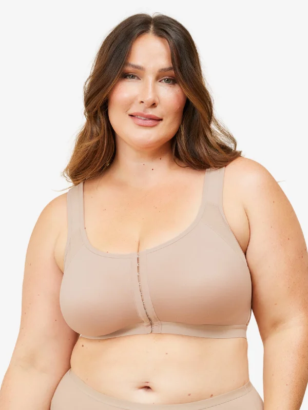 The Moira - Front-Closure Posture Back Support Bra Light Padded Bra