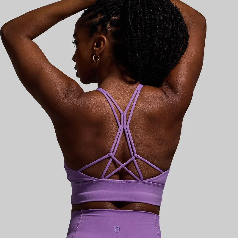 Untamed Sports Bra (Grape Popsicle) Comfortable Active Bra