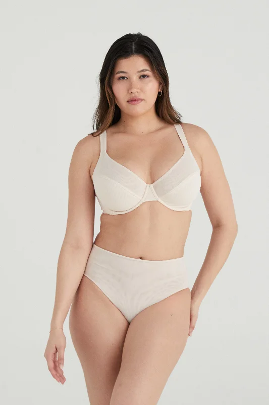 BUSTY BASICS PLUNGE BRA - MYLK Smooth Fit Bra