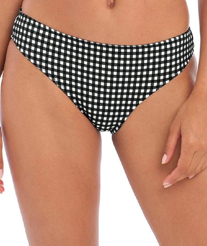 Freya Swim Check In Bikini Brief - Monochrome Swim Skirt Set