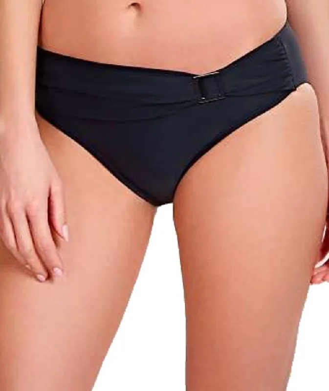 Panache Swimwear Anya Classic Pant - Black Sporty Swim Shorts