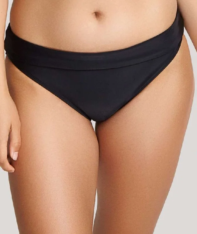 Panache Swimwear Anya Riva Fold Pant - Black Tie-Back Swimwear