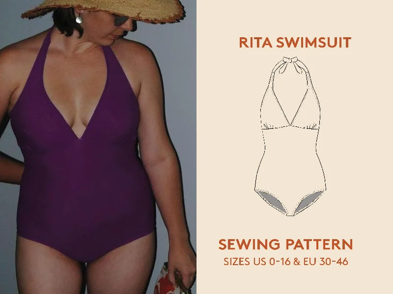 Rita Swimsuit Sewing Pattern Sexy Two-Piece Set