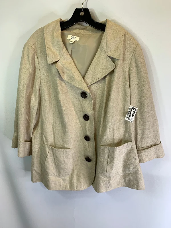 Blazer Jacket By Cato  Size: 18 Zippered Jacket Buttoned Jacket Snapped Jacket