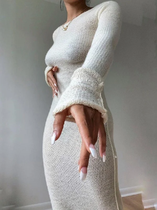 Amy Fashion - New Knitted Bodycon Fairy Grunge Casual Fashion Maxi Dress Classic Tulle Maxi Dress Amy Fashion - New Knitted Bodycon Fairy Grunge Casual Fashion Maxi Dress Classic Tulle Maxi Dress