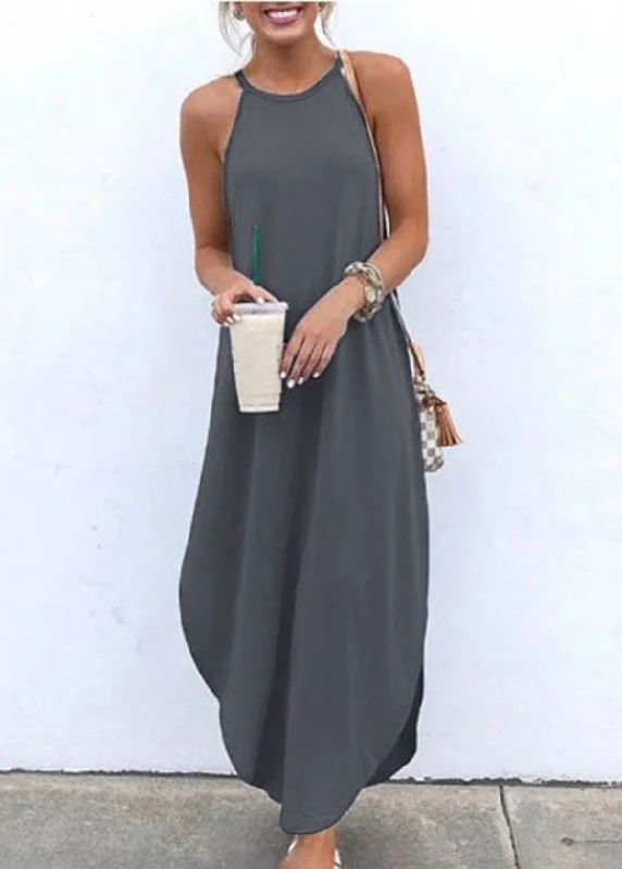 Women Sleeveless Straps High Low Hem Solid Causal Maxi Dress Trendy V-Neck Maxi Dress Women Sleeveless Straps High Low Hem Solid Causal Maxi Dress Trendy V-Neck Maxi Dress