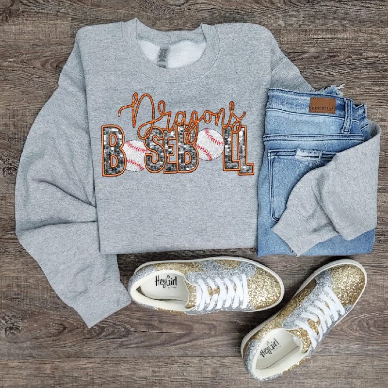 Hazel Blues® | Custom Glitter & Sequin Team Sport: SWEATSHIRT Hoodie with Drop Shoulder Relaxed Streetwear Hazel Blues® | Custom Glitter & Sequin Team Sport: SWEATSHIRT Hoodie with Drop Shoulder Relaxed Streetwear
