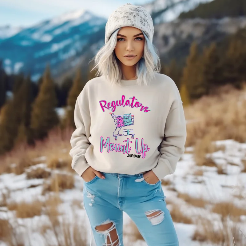 Hazel Blues® | Regulators Mount Up #BlackFridayCrew Graphic Crewneck Sweatshirt Hoodie with Emblem Brand Identity Hazel Blues® | Regulators Mount Up #BlackFridayCrew Graphic Crewneck Sweatshirt Hoodie with Emblem Brand Identity