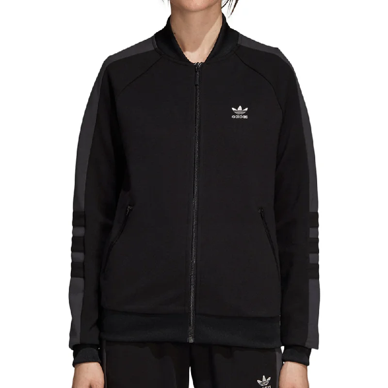 Adidas Originals Women's Athletic Track Jacket Black/White Chenille Jacket Brocade Jacket Lace Jacket Adidas Originals Women's Athletic Track Jacket Black/White Chenille Jacket Brocade Jacket Lace Jacket