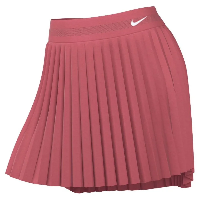 Nike Women's Dri-FIT Printed Club Skirt (Pink/White) linen skirt airy