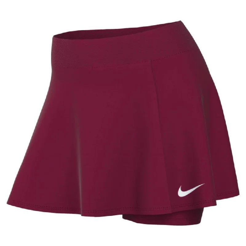 Nike Women's Dri-FIT Victory Flouncy Skirt (Red/White) patchwork skirt art