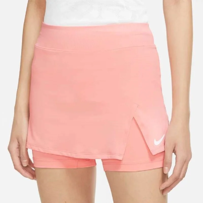 Nike Women's Dri-FIT Victory Stretch Skirt (Coral/White) denim skirt classic