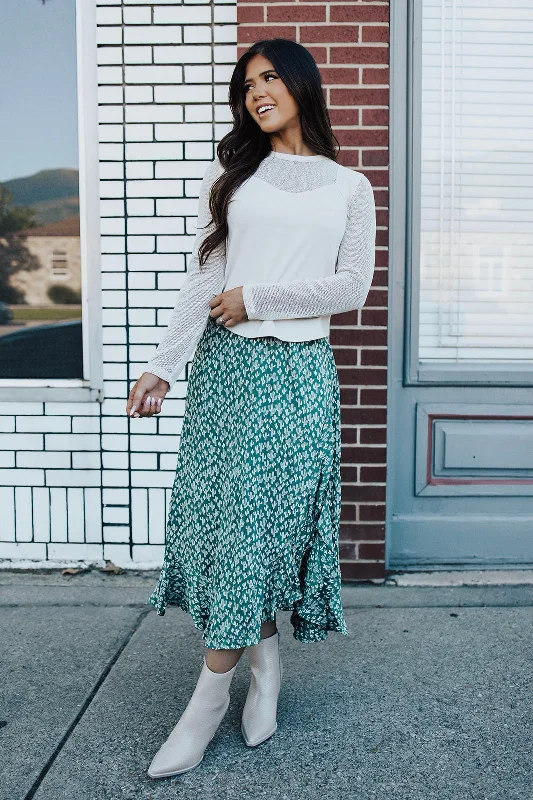 Cactus Maxi Skirt - FINAL SALE denim skirt stylish