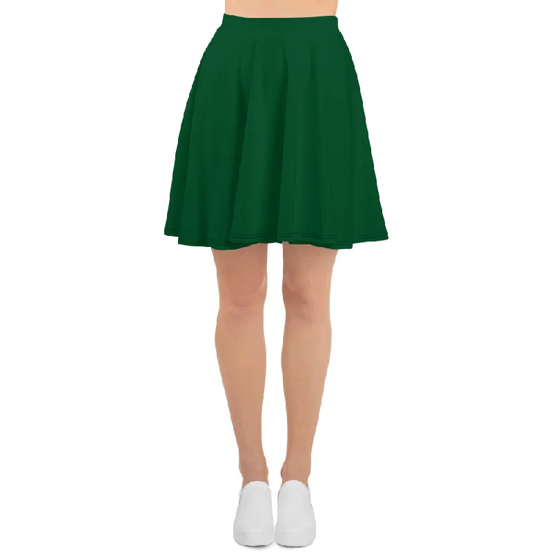 GG - Skater Skirt - Forest Green midi skirt versatile